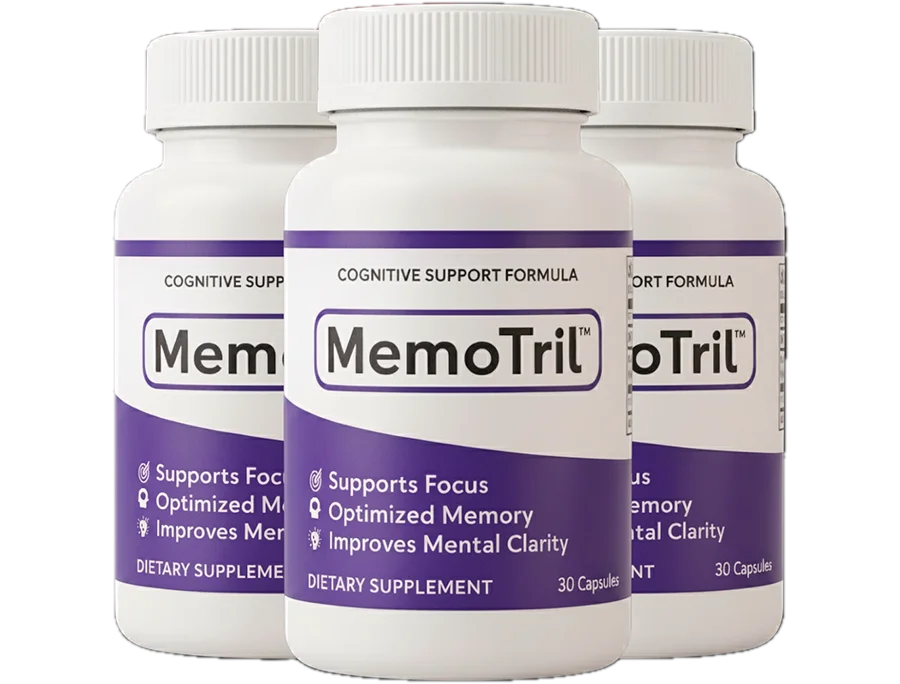 MemoTril Popular Package - 90 Days of Memory Support - 3 Bottles Formula